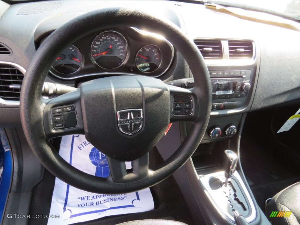2014 Avenger SE - Blue Streak Pearl / Black photo #10