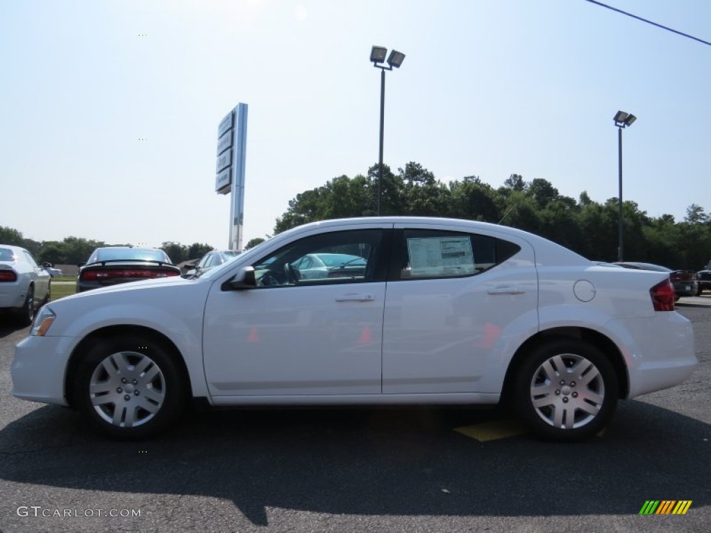 2014 Avenger SE - Bright White / Black photo #4