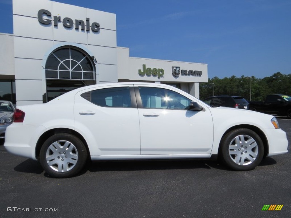 2014 Avenger SE - Bright White / Black photo #8