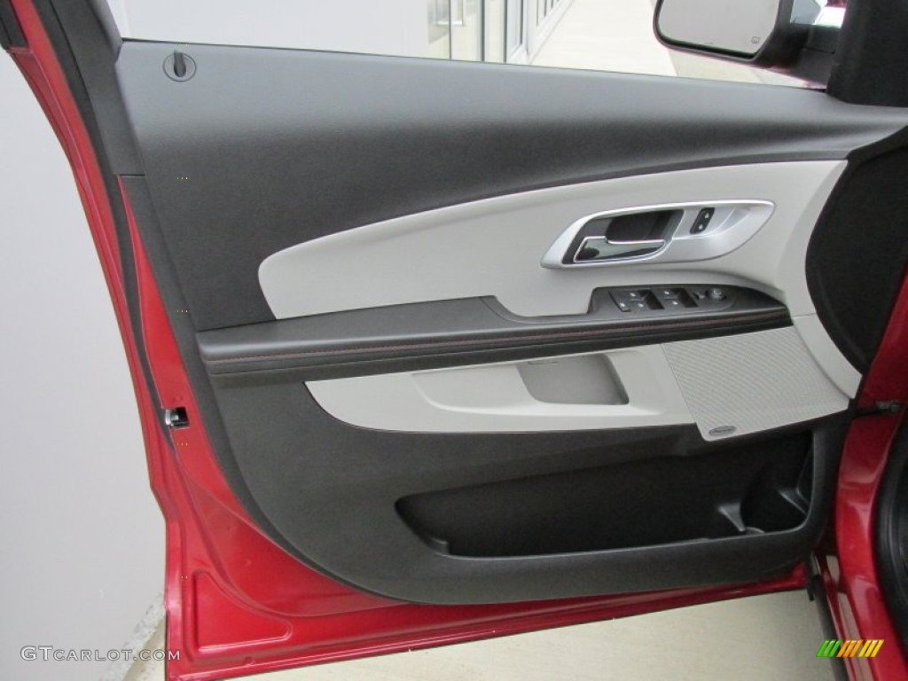 2015 Chevrolet Equinox LTZ AWD Light Titanium/Jet Black Door Panel Photo #96087879