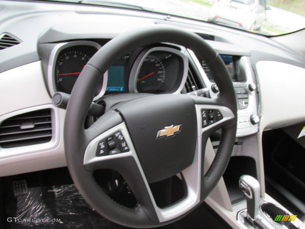 2015 Chevrolet Equinox LTZ AWD Light Titanium/Jet Black Steering Wheel Photo #96087958