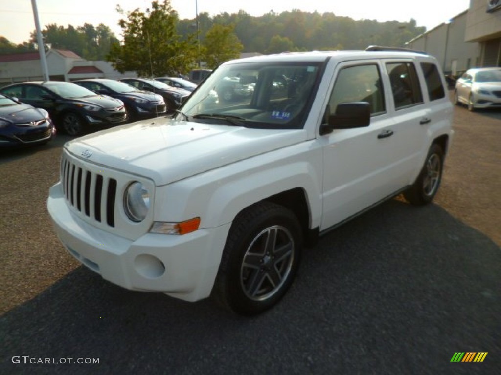 Stone White Clearcoat 2008 Jeep Patriot Sport 4x4 Exterior Photo #96088426