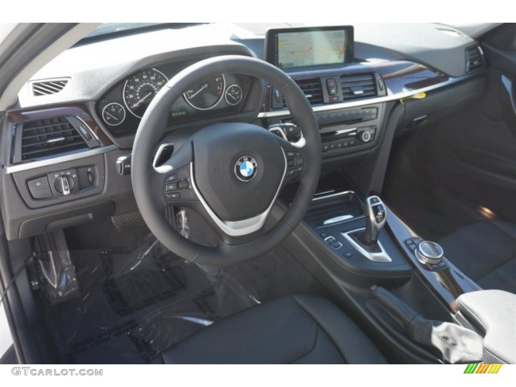 Black Interior 2014 BMW 3 Series 328i xDrive Sports Wagon Photo #96088801