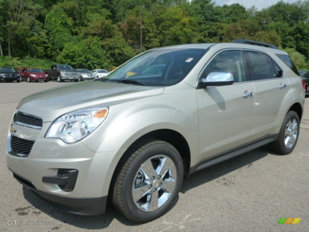 Champagne Silver Metallic 2015 Chevrolet Equinox LT AWD Exterior Photo #96088873