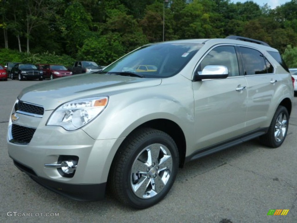 2015 Equinox LT AWD - Champagne Silver Metallic / Brownstone/Jet Black photo #1