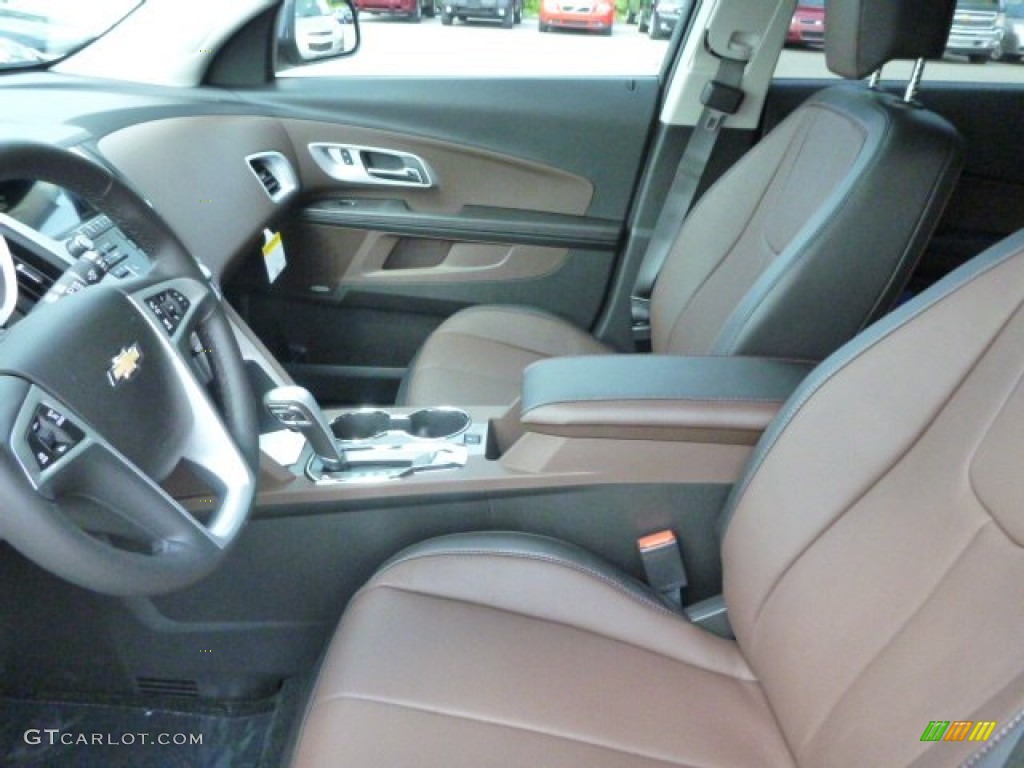 Brownstone/Jet Black Interior 2015 Chevrolet Equinox LT AWD Photo #96089539