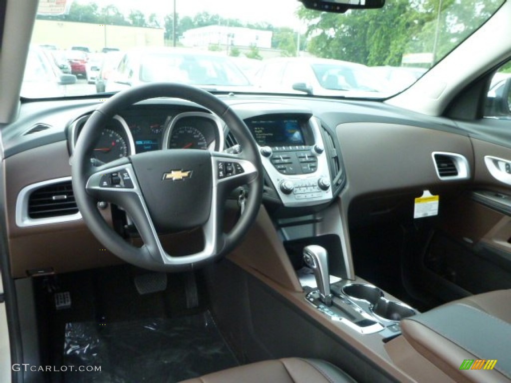 Brownstone/Jet Black Interior 2015 Chevrolet Equinox LT AWD Photo #96089584