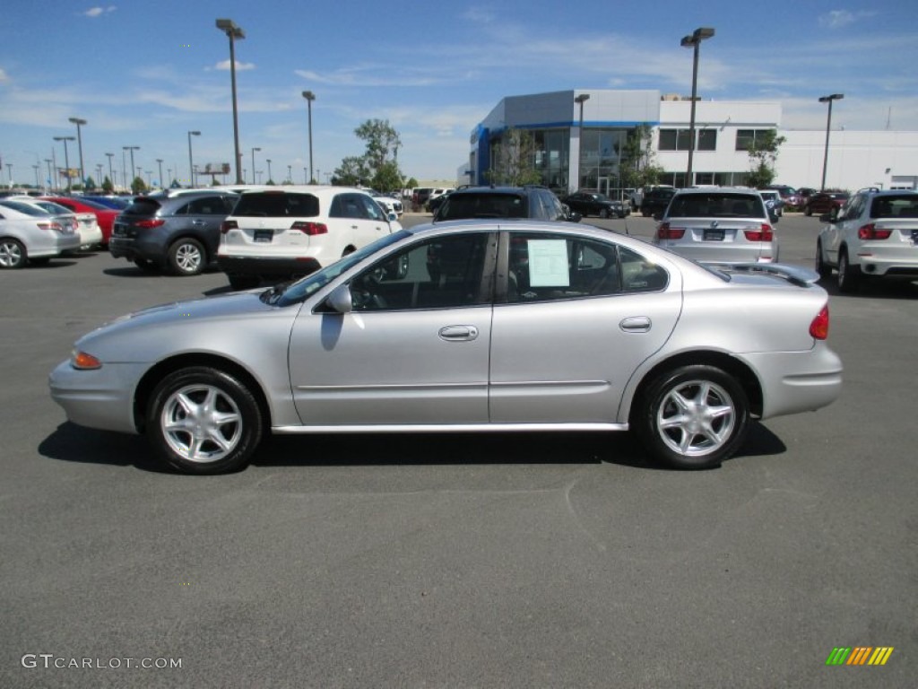 2001 Alero GL Sedan - Sterling Metallic / Pewter photo #3