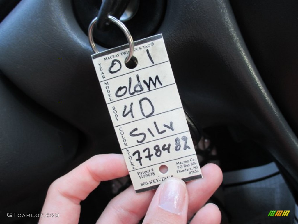 2001 Alero GL Sedan - Sterling Metallic / Pewter photo #15