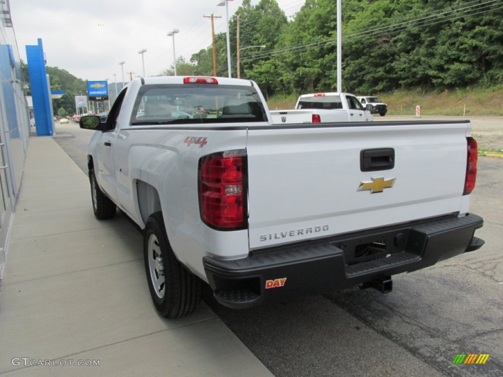 2014 Silverado 1500 WT Regular Cab 4x4 - Summit White / Jet Black/Dark Ash photo #6