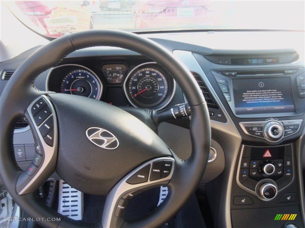 2015 Elantra Sport Sedan - Shimmering Air Silver / Gray photo #7