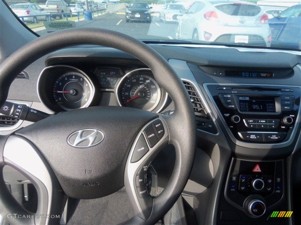 2015 Elantra SE Sedan - Shimmering Air Silver / Gray photo #7