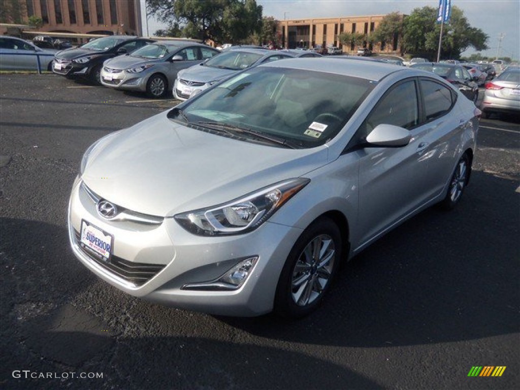2015 Elantra SE Sedan - Shimmering Air Silver / Gray photo #1