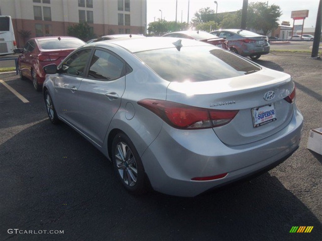 2015 Elantra SE Sedan - Shimmering Air Silver / Gray photo #4