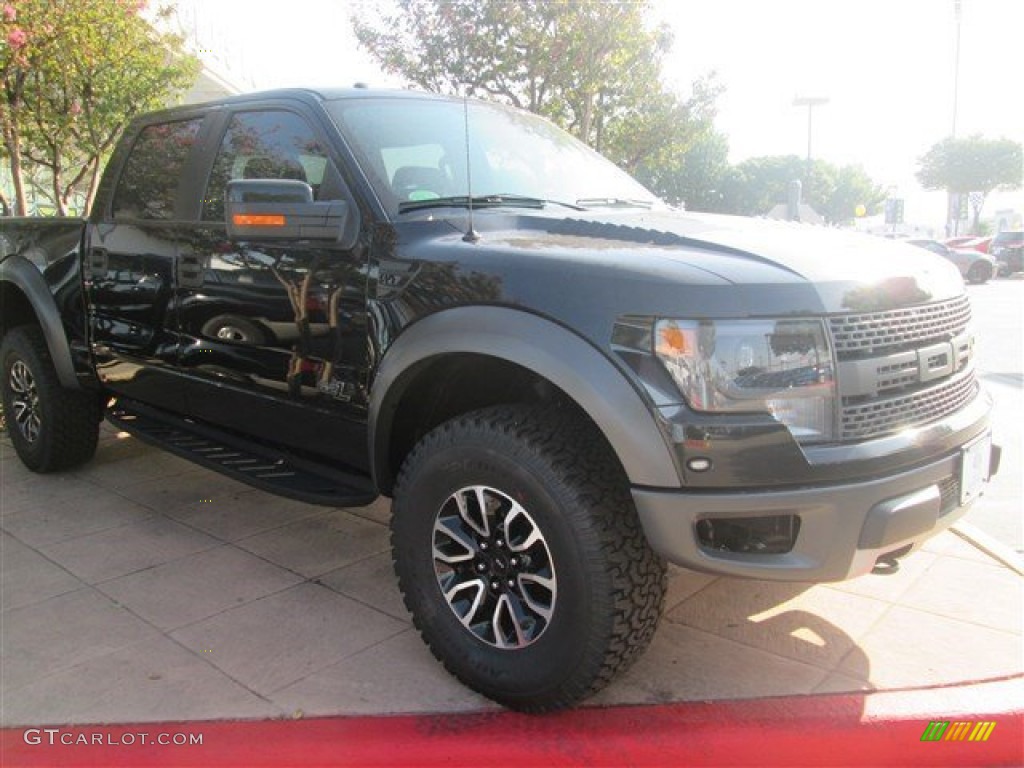 2014 F150 SVT Raptor SuperCrew 4x4 - Tuxedo Black / Raptor Black photo #4