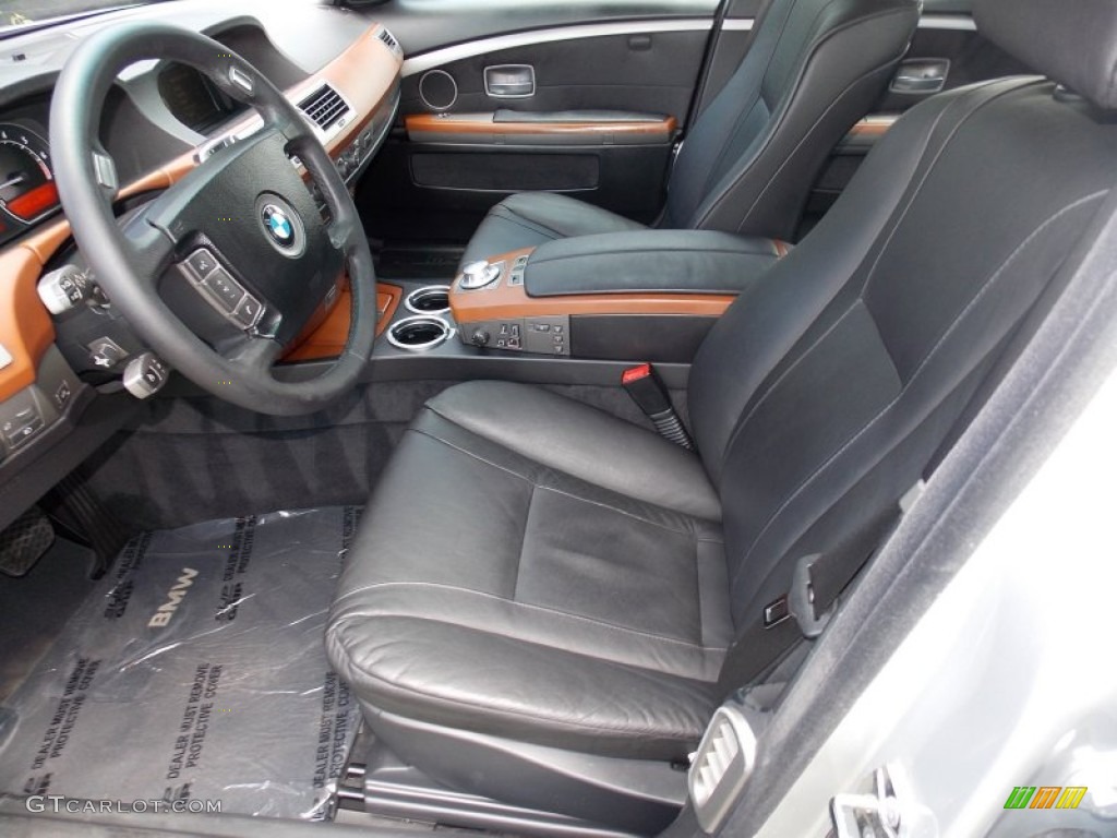 2003 7 Series 745i Sedan - Titanium Silver Metallic / Black/Black photo #12