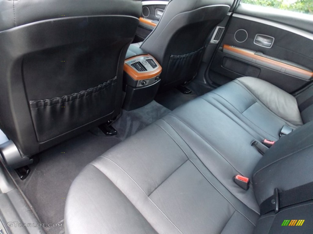 2003 7 Series 745i Sedan - Titanium Silver Metallic / Black/Black photo #15