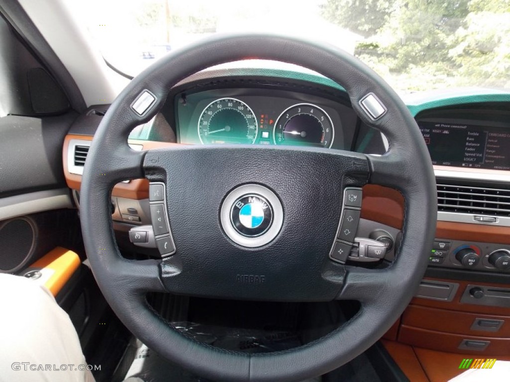 2003 7 Series 745i Sedan - Titanium Silver Metallic / Black/Black photo #27