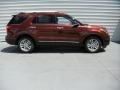 2015 Bronze Fire Ford Explorer XLT  photo #3