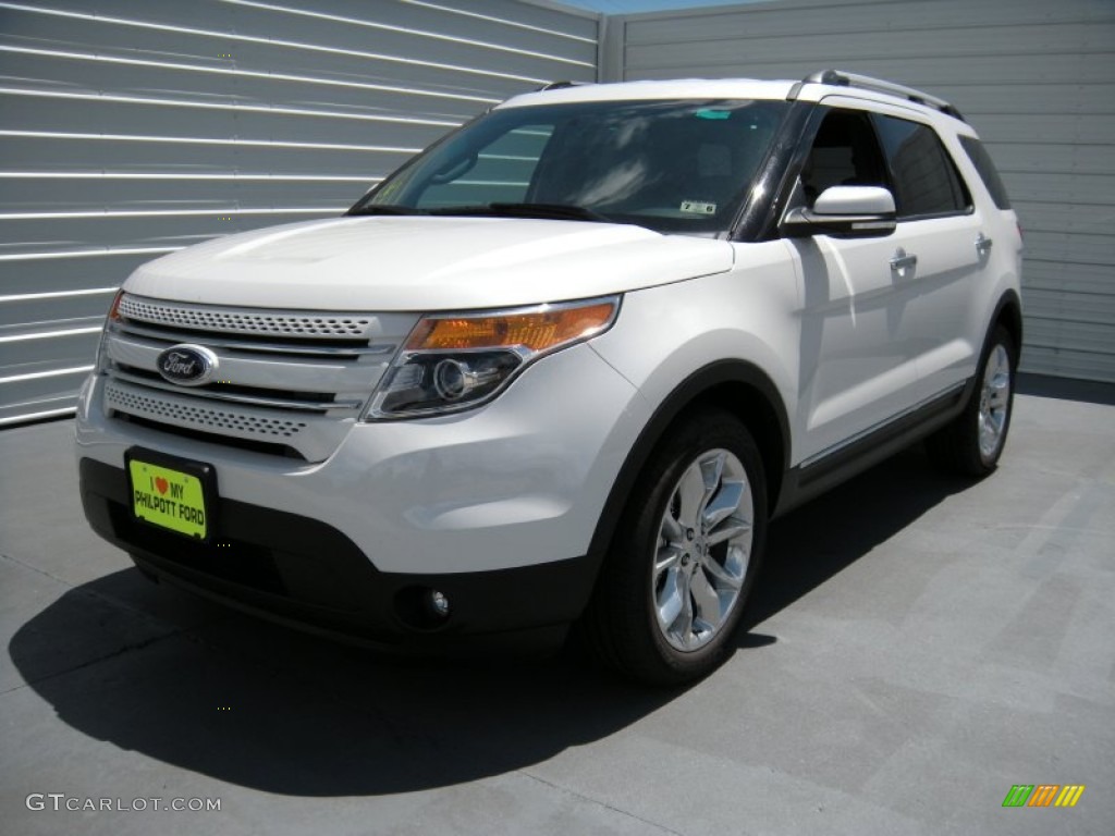 2015 Explorer Limited - White Platinum / Medium Light Stone photo #7