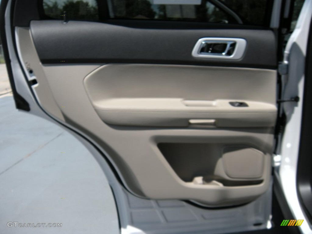 2015 Explorer Limited - White Platinum / Medium Light Stone photo #22