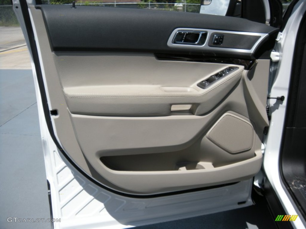 2015 Explorer Limited - White Platinum / Medium Light Stone photo #25