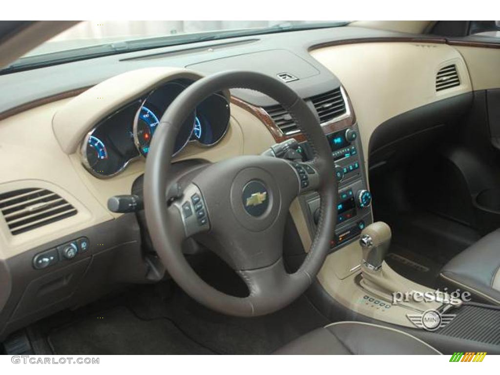 2008 Malibu LTZ Sedan - Sandstone Metallic / Cocoa/Cashmere Beige photo #15