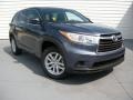 2014 Shoreline Blue Pearl Toyota Highlander LE  photo #2