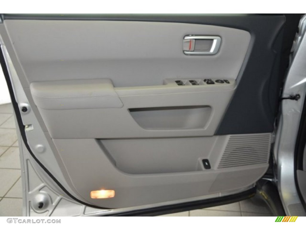 2015 Pilot EX-L - Alabaster Silver Metallic / Gray photo #8