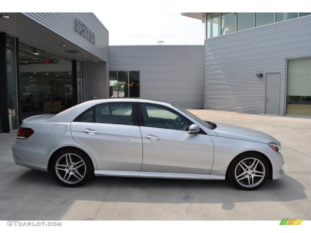 2014 E 350 4Matic Sedan - Iridium Silver Metallic / Black photo #3