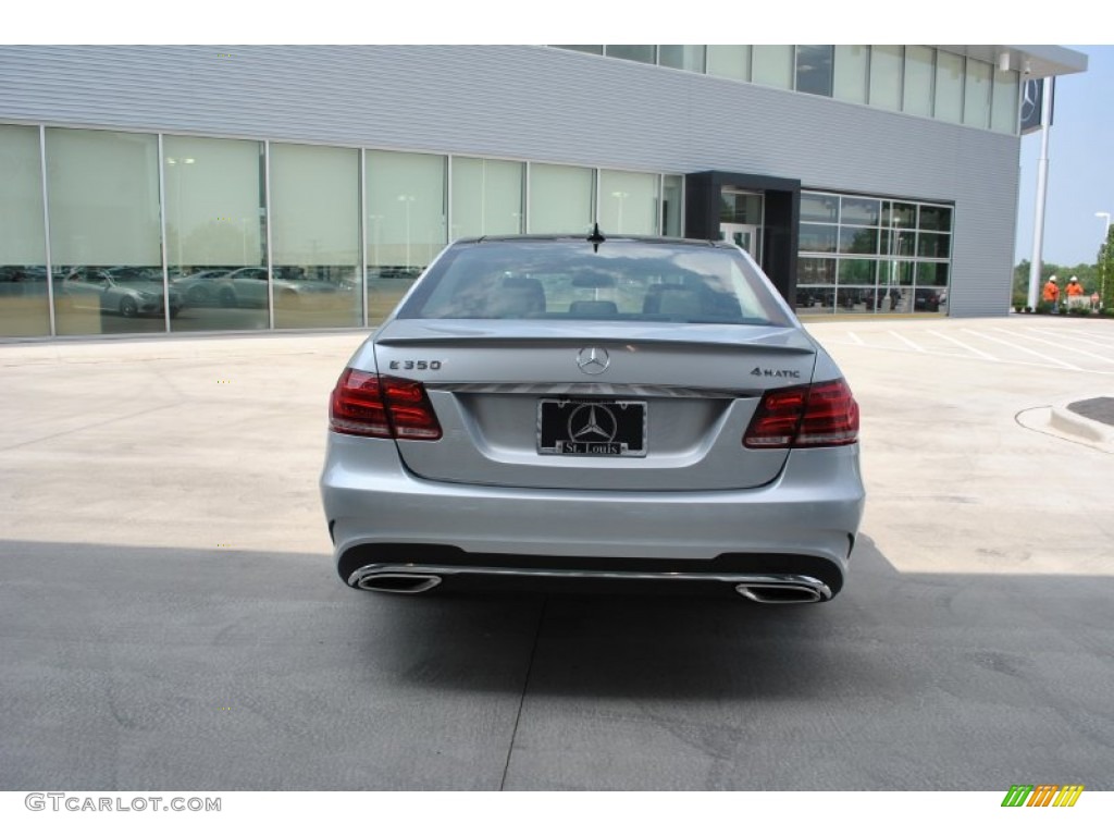 2014 E 350 4Matic Sedan - Iridium Silver Metallic / Black photo #10