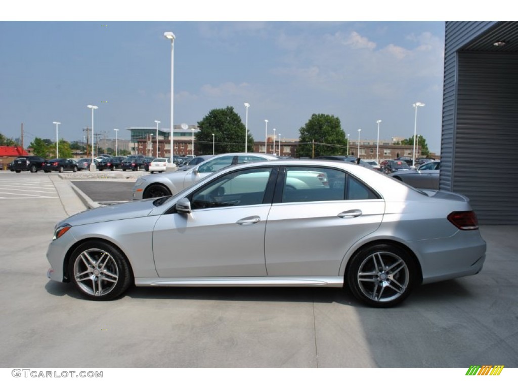 2014 E 350 4Matic Sedan - Iridium Silver Metallic / Black photo #13