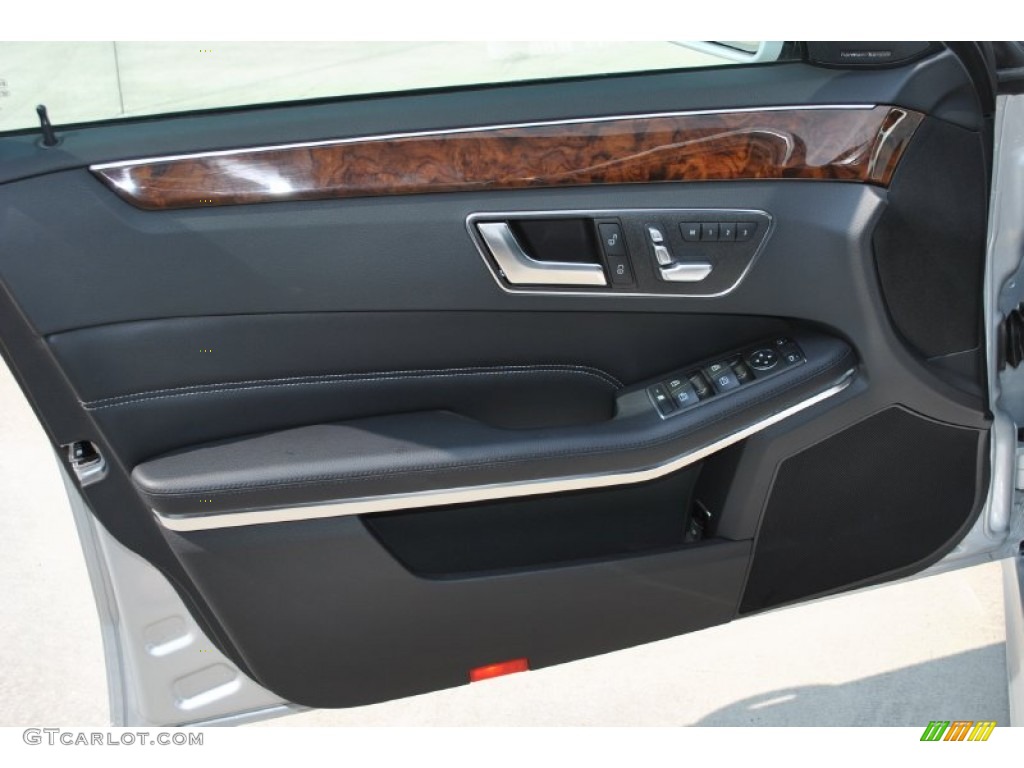 2014 E 350 4Matic Sedan - Iridium Silver Metallic / Black photo #16