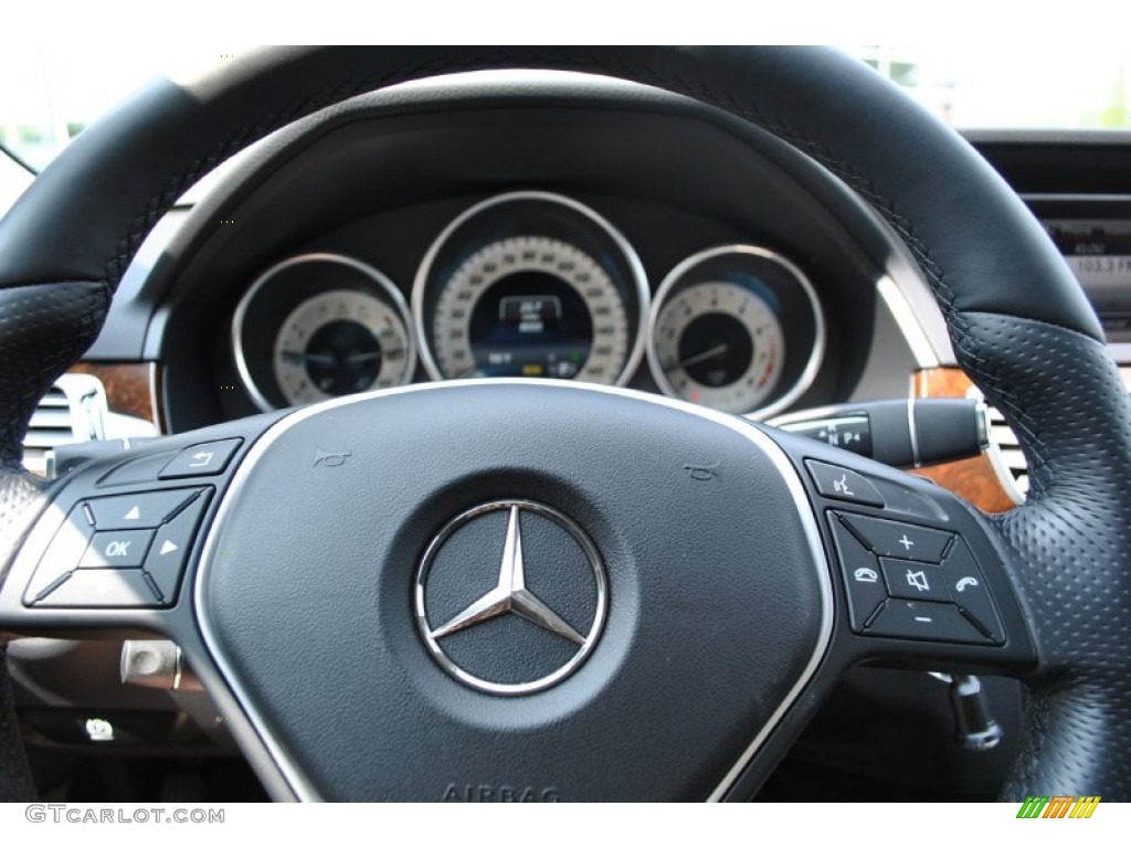 2014 E 350 4Matic Sedan - Iridium Silver Metallic / Black photo #19