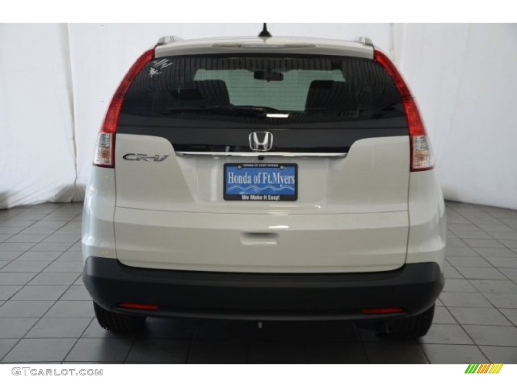 2014 CR-V EX-L - White Diamond Pearl / Beige photo #6