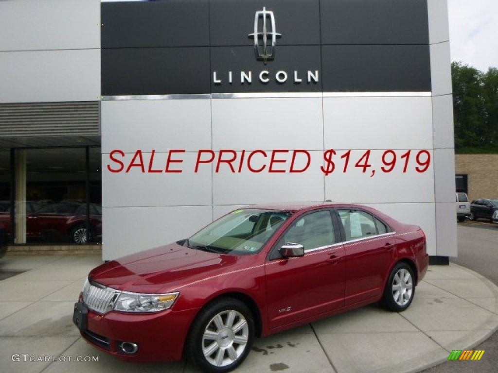 Vivid Red Metallic Lincoln MKZ