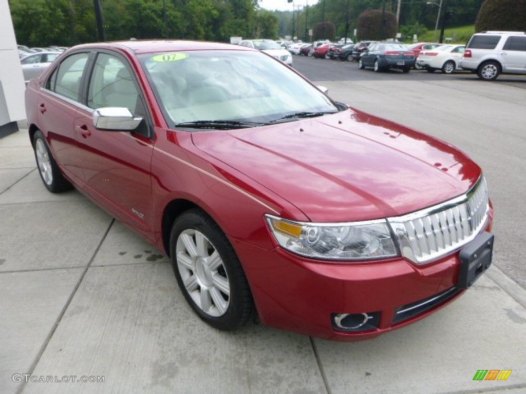 Vivid Red Metallic 2009 Lincoln MKZ Sedan Exterior Photo #96108466