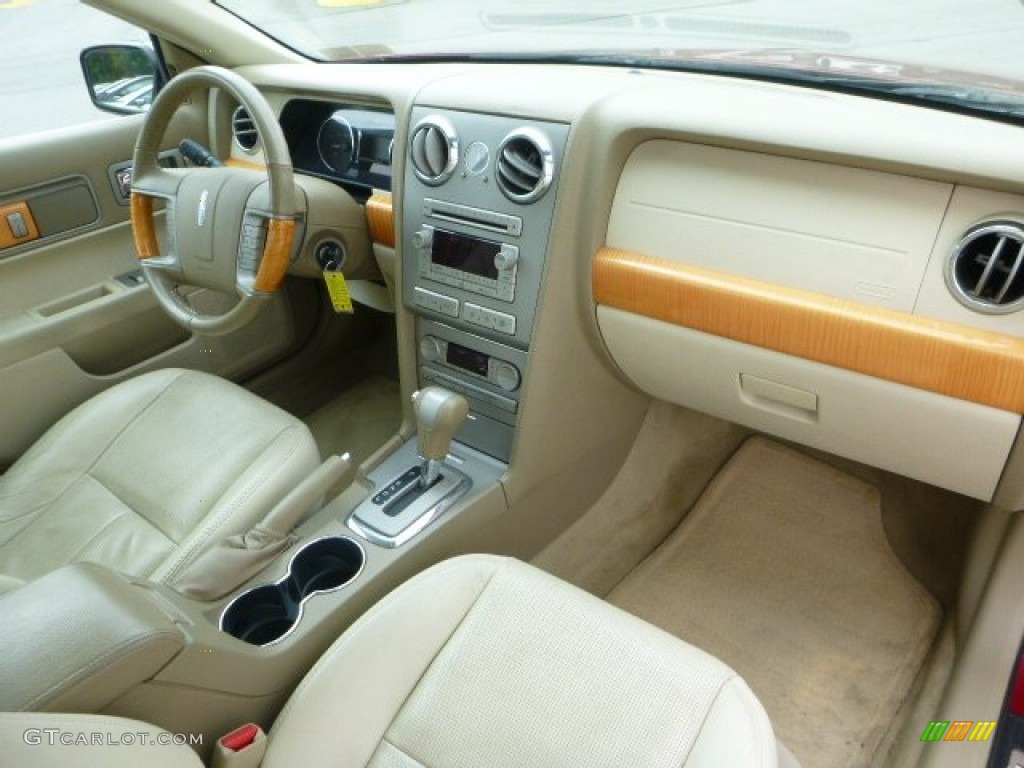 2009 MKZ Sedan - Vivid Red Metallic / Sand photo #11