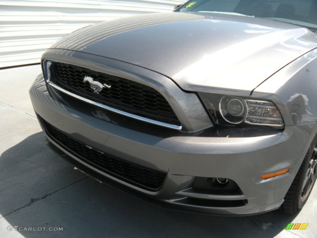 2014 Mustang V6 Coupe - Sterling Gray / Charcoal Black photo #10