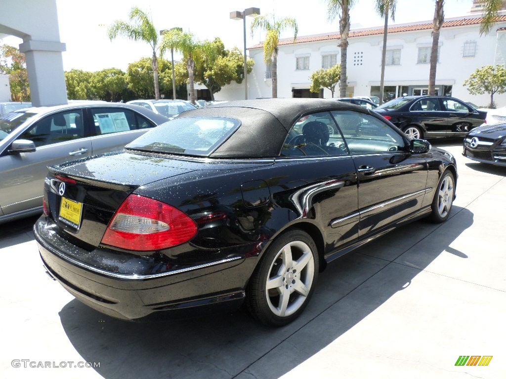 2006 CLK 500 Cabriolet - Black / Black photo #2