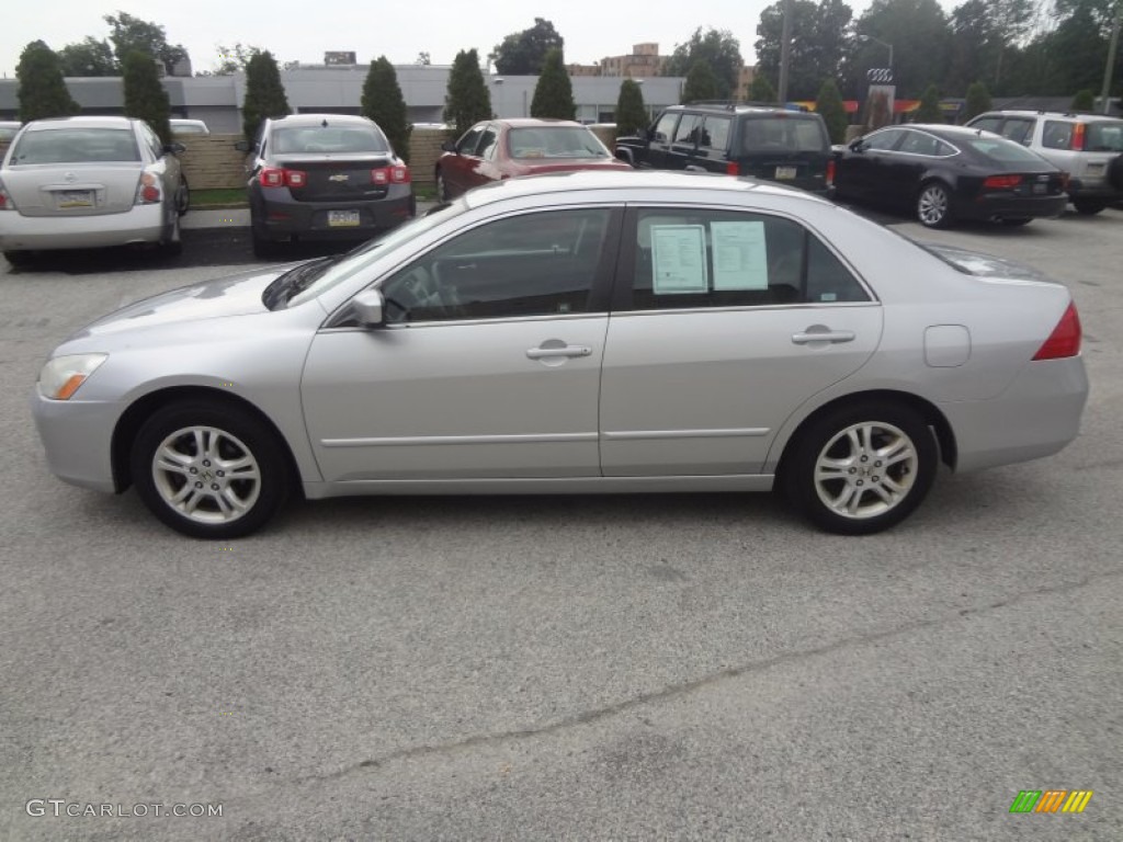 Alabaster Silver Metallic 2006 Honda Accord SE Sedan Exterior Photo #96112615