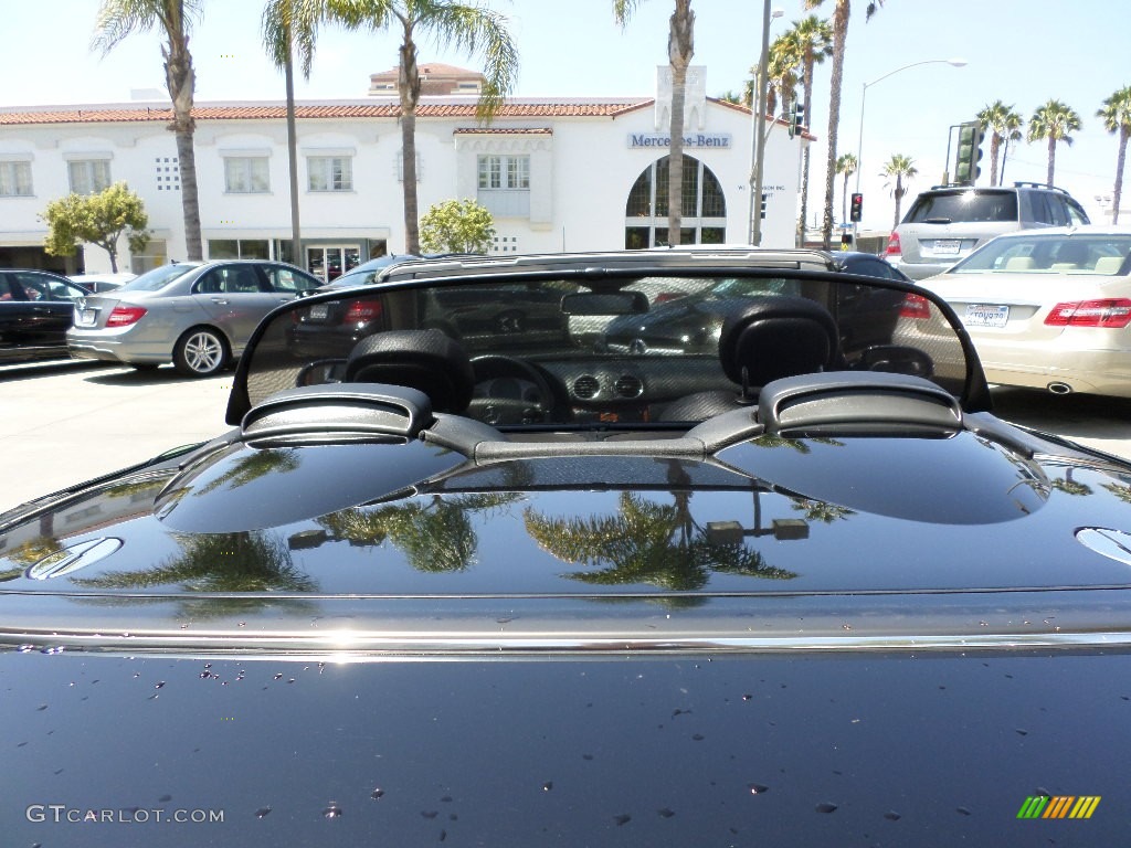 2006 CLK 500 Cabriolet - Black / Black photo #22