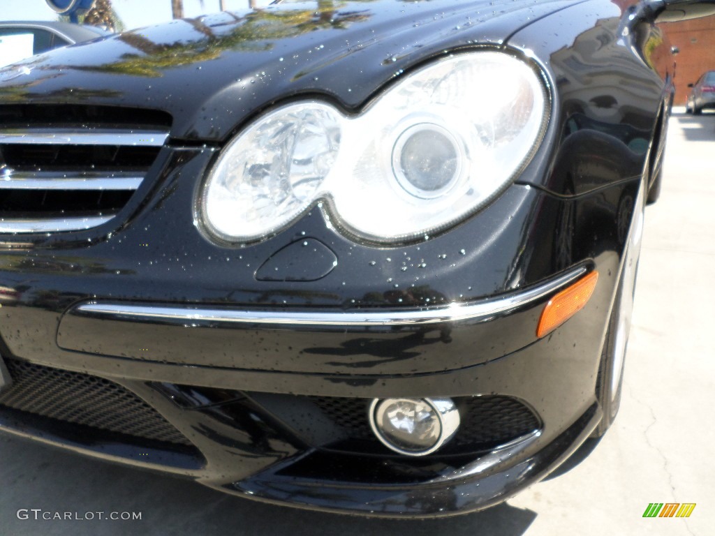 2006 CLK 500 Cabriolet - Black / Black photo #23