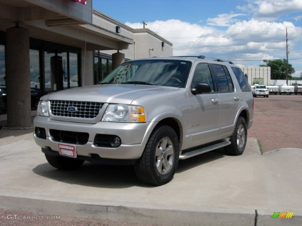 2004 Explorer Limited 4x4 - Silver Birch Metallic / Midnight Grey photo #11
