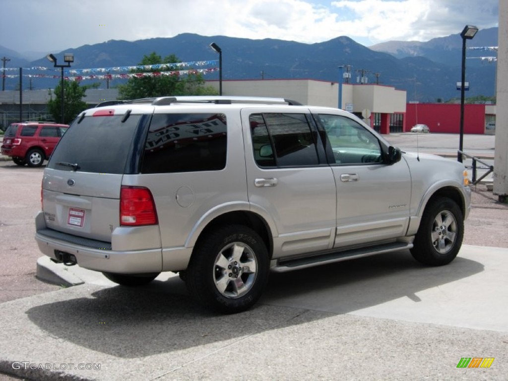 2004 Explorer Limited 4x4 - Silver Birch Metallic / Midnight Grey photo #16