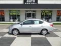 Brilliant Silver 2013 Nissan Versa 1.6 SV Sedan