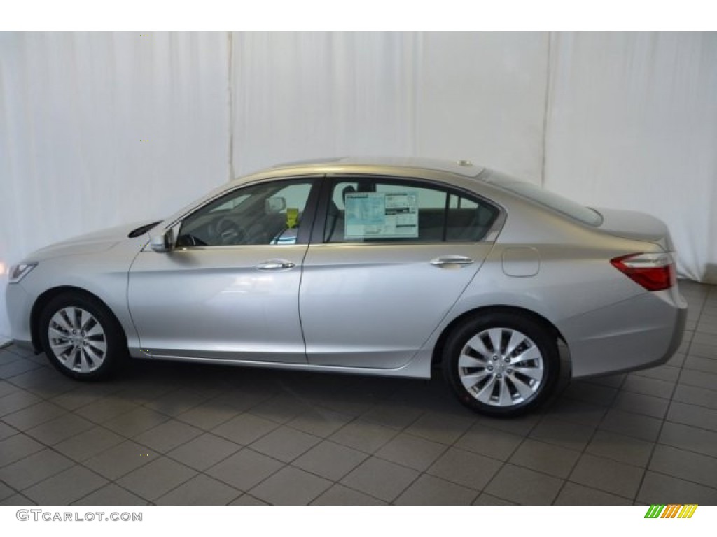 2014 Accord EX-L Sedan - Alabaster Silver Metallic / Gray photo #4