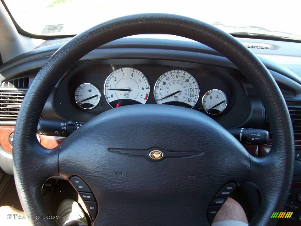 2003 Sebring LXi Sedan - Steel Blue Pearlcoat / Dark Slate Gray photo #6