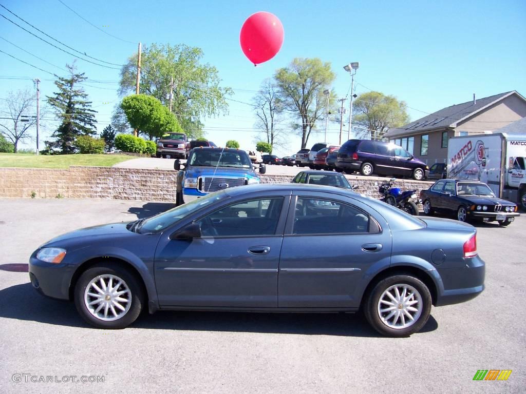 2003 Sebring LXi Sedan - Steel Blue Pearlcoat / Dark Slate Gray photo #7