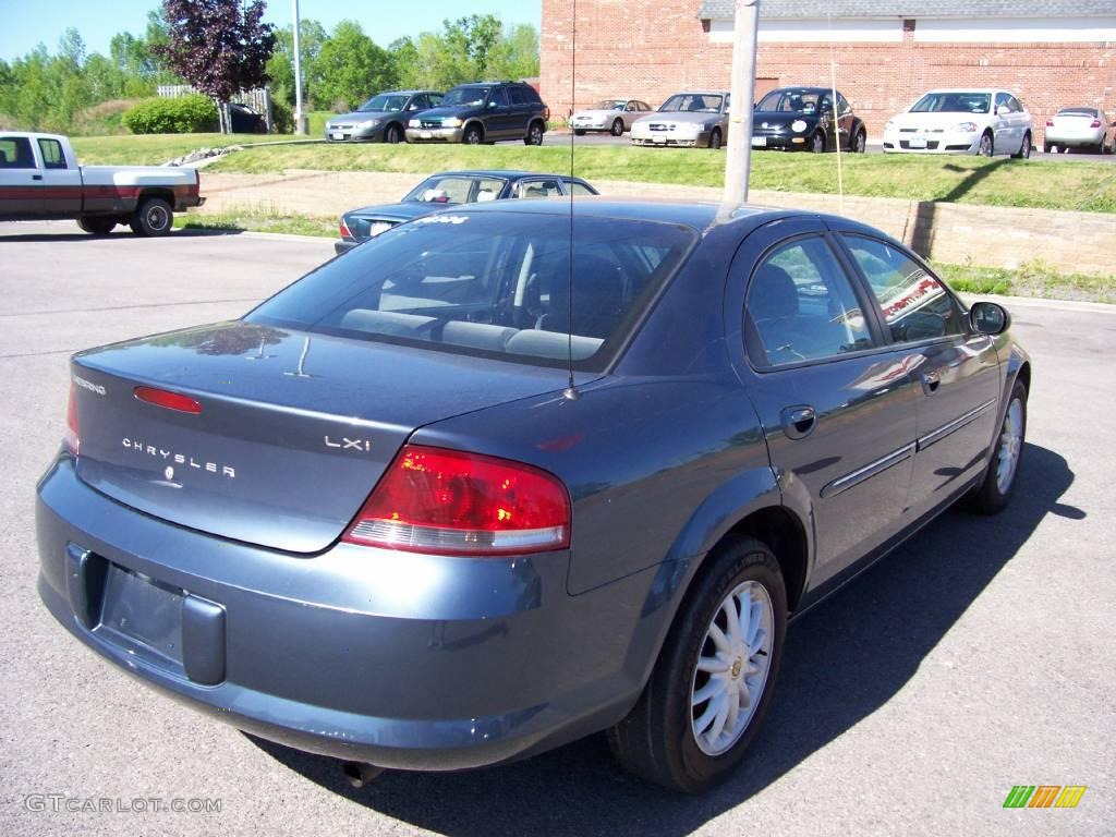2003 Sebring LXi Sedan - Steel Blue Pearlcoat / Dark Slate Gray photo #10